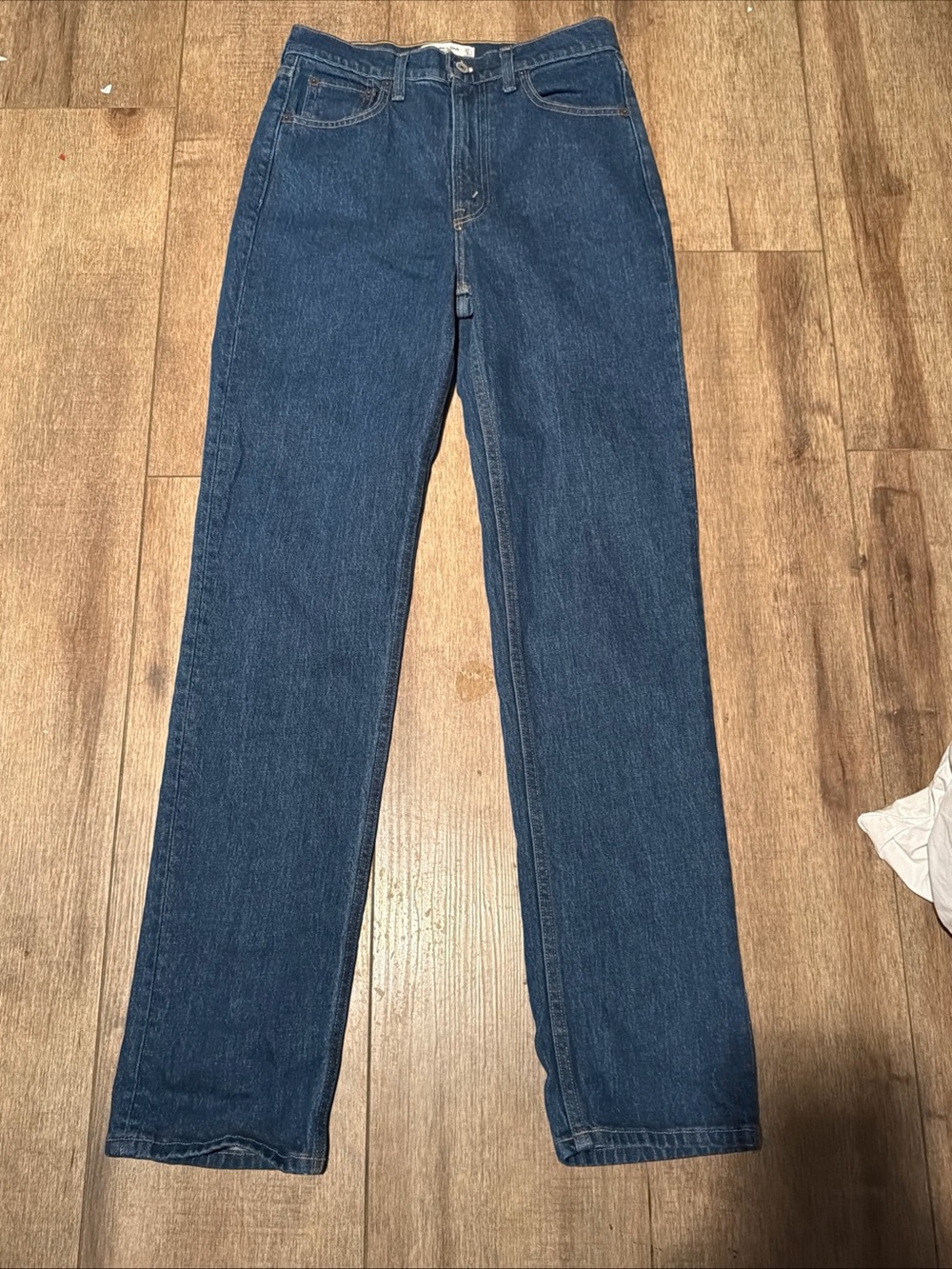 Abercrombie & Fitch 90s Straight Jeans Womens 27 Blue High Rise NWT